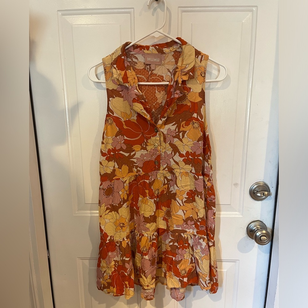 Show Me Your MuMu Groovy Collared mini dress